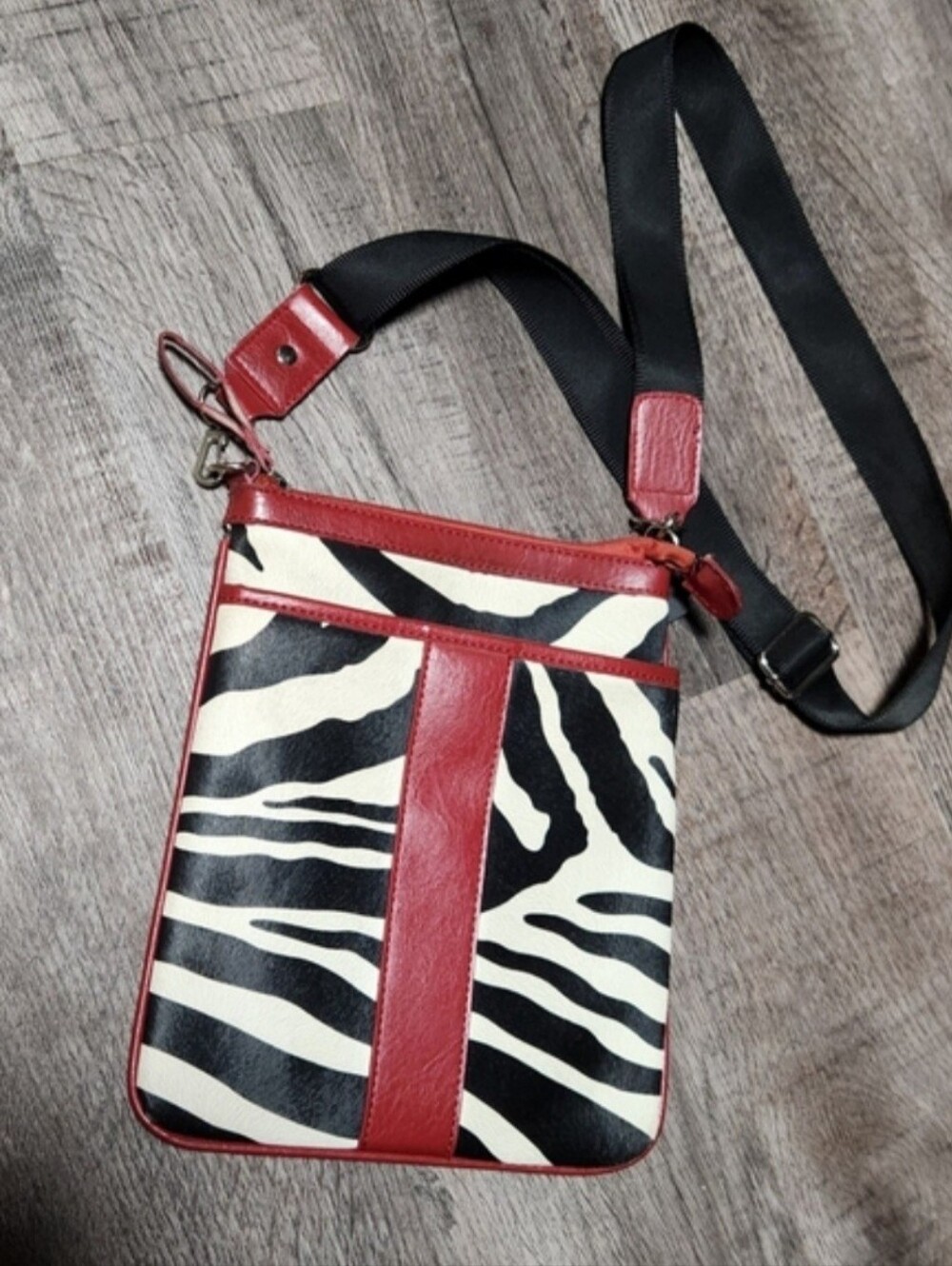 Rocker Chick Zebra Print Purse